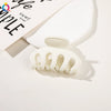 Handmade Pumpkin Shaped Fabric And Iron Hair Claw Clip For Women With Frosted Finish Wholesale Hair Accessory