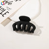 Handmade Pumpkin Shaped Fabric And Iron Hair Claw Clip For Women With Frosted Finish Wholesale Hair Accessory