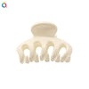 Handmade Pumpkin Shaped Fabric And Iron Hair Claw Clip For Women With Frosted Finish Wholesale Hair Accessory