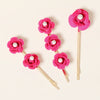 Handmade Red Rose Pearl Hair Clip For Women And Children Cloth Floral Side Barrette For Bangs Cute Retro Everyday Hair Accessory