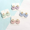 Handmade Resin Daisy Flower Earrings With Silver Needles For Women Wholesale Retro Floral Jewelry