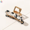 Handmade Retro Acrylic Geometric Hair Claw Clip For Women With Acetate Style Design