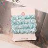 Handmade Satin Hair Tie Set For Women Thin Ponytail Scrunchies With Stylish Personality Design