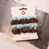 Handmade Satin Hair Tie Set For Women Thin Ponytail Scrunchies With Stylish Personality Design