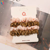 Handmade Satin Hair Tie Set For Women Thin Ponytail Scrunchies With Stylish Personality Design