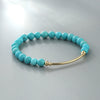 Handmade Shell Beaded Bracelet Fashion Geometric Crystal Style Unisex Diy Accessory