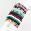 Handmade Shell Beaded Bracelet Fashion Geometric Crystal Style Unisex Diy Accessory