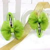 Handmade Silk Double Lace Bow Bb Hair Clip Princess Side Hairpin For Children Girls