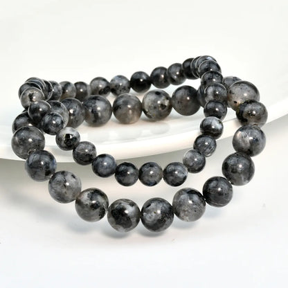 Handmade Solid Color Natural Stone Beaded Bracelets