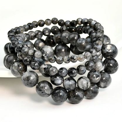 Handmade Solid Color Natural Stone Beaded Bracelets