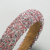 Handmade Sponge Diamond Widebrimmed Headband Geometric Style Hair Accessories For Women