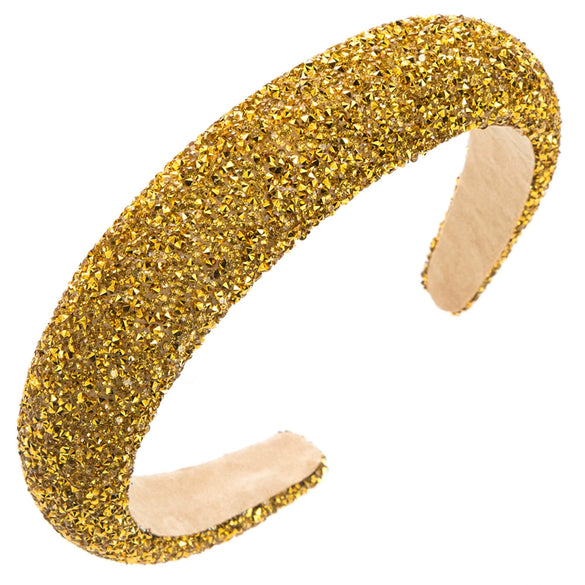 Handmade Sponge Diamond Widebrimmed Headband Geometric Style Hair Accessories For Women