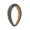 Handmade Sponge Diamond Widebrimmed Headband Geometric Style Hair Accessories For Women