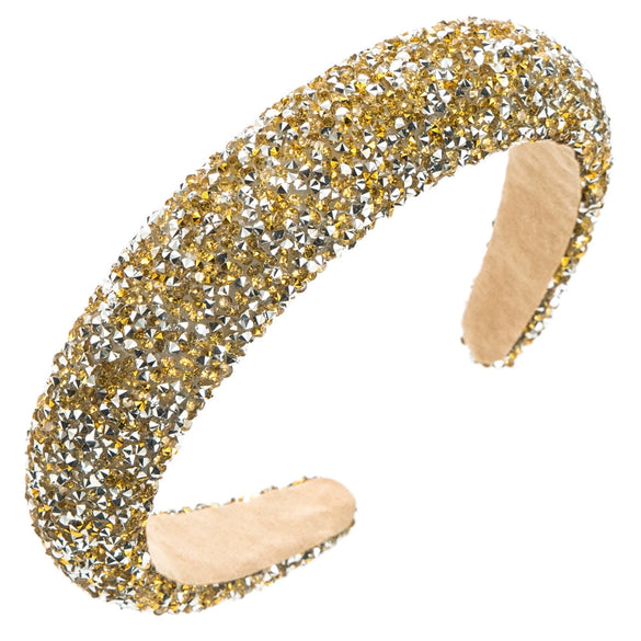 Handmade Sponge Diamond Widebrimmed Headband Geometric Style Hair Accessories For Women