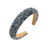 Handmade Sponge Diamond Widebrimmed Headband Geometric Style Hair Accessories For Women