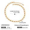 Handmade Stainless Steel Ball Necklace With Geometric Pattern Electroplated For Women