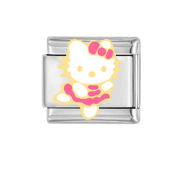 Handmade Stainless Steel Bracelet With Cartoon Characters And Dripping Oil Design For Women