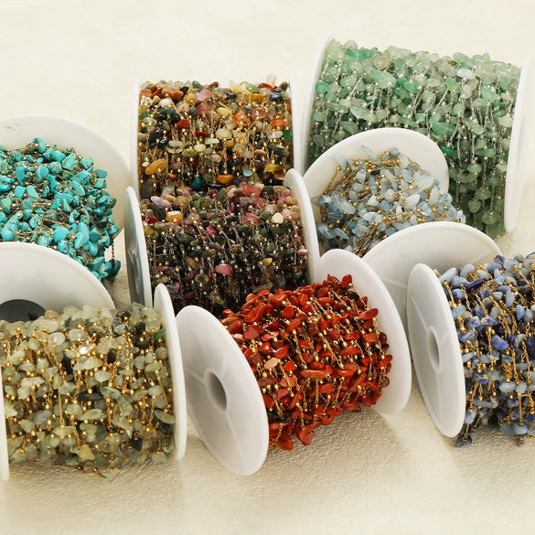 Handmade Stainless Steel Chain Jewelry Accessories With Round Pattern And Electroplating Treatment Include Bracelet Necklace Sweater Chain