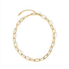 Handmade Stainless Steel Chain Necklace And Bracelet For Women Retro Geometric Style Vacuum Real Gold Electroplating In Pvd Furnace Jewelry Wholesale