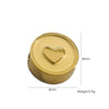 Handmade Stainless Steel Heartshaped Love Series Necklace Earrings Bracelet Pendant Accessories With 14K Gold Electroplating