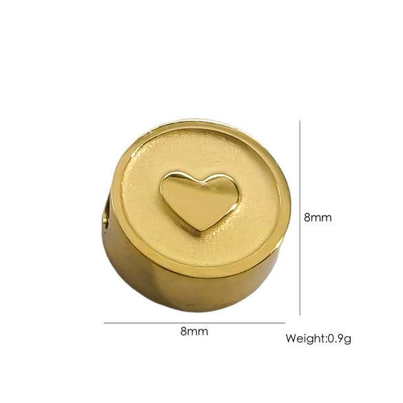 Handmade Stainless Steel Heartshaped Love Series Necklace Earrings Bracelet Pendant Accessories With 14K Gold Electroplating