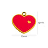 Handmade Stainless Steel Jewelry Accessories Pendant With Dripping Oil Treatment Flower Pineapple Rainbow Love Design