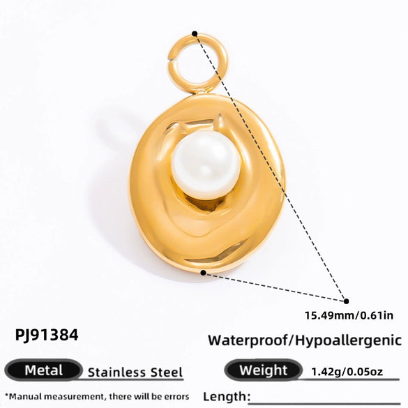 Handmade Stainless Steel Sun Moon Pendant Necklace Accessories With Totem Pattern And Electroplating Design Personality Minimalist Style
