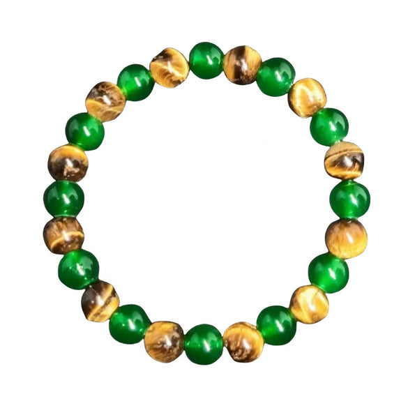 Handmade Stone Beaded Bracelet Geometric Style Unisex
