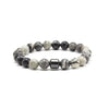 Handmade Stone Beaded Bracelet Geometric Style Unisex