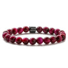 Handmade Stone Beaded Bracelet Geometric Style Unisex