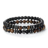 Handmade Stone Beaded Bracelet Geometric Style Unisex