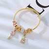 Handmade Sweet Heart Pattern Copper Bracelet For Women And Unisex