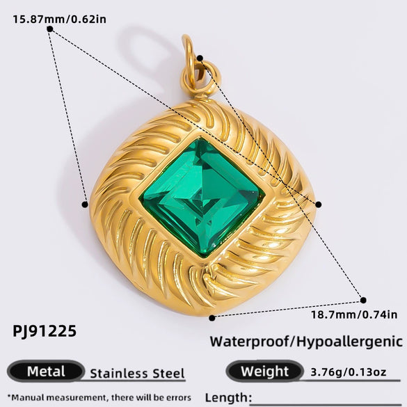 Handmade Titanium Steel And Stainless Steel Accessories Electroplated With 18K Gold In Strawberry And Starfish Shapes Necklace Earrings Pendant