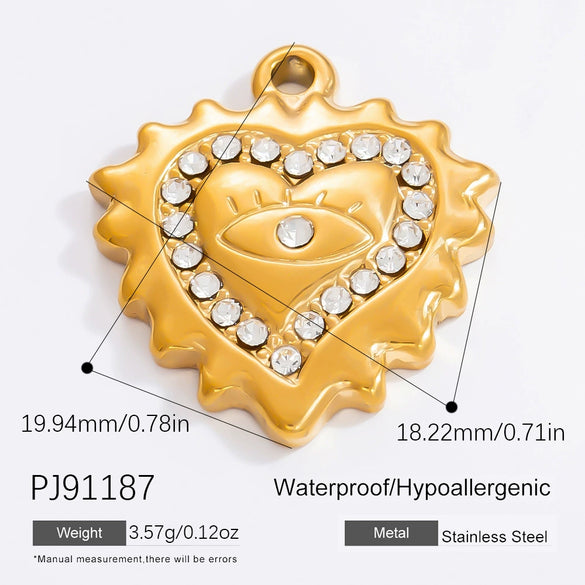 Handmade Titanium Steel And Stainless Steel Accessories Electroplated With 18K Gold In Strawberry And Starfish Shapes Necklace Earrings Pendant