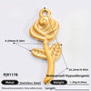 Handmade Titanium Steel And Stainless Steel Accessories Electroplated With 18K Gold In Strawberry And Starfish Shapes Necklace Earrings Pendant