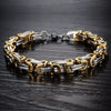 Handmade Titanium Steel Geometric Chain Bracelet Bold Versatile Unisex Jewelry Accessory