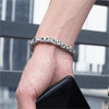 Handmade Titanium Steel Geometric Chain Bracelet Bold Versatile Unisex Jewelry Accessory