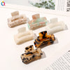 Handmade Transparent Acetate Hair Clip Simple Geometric Bangs And Flyaway Hairpin For Women