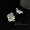 Handmade Transparent Resin Flower Earrings For Women Minimalist Elegant Floral Drop Earrings