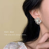 Handmade Transparent Resin Flower Earrings For Women Minimalist Elegant Floral Drop Earrings