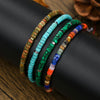 Handmade Unisex Geometric Stone Braided Couple Bracelet