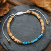 Handmade Unisex Geometric Stone Braided Couple Bracelet