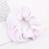 Handmade Velvet Bow Scrunchie Hair Tie With High Elasticity Fabric Hair Accessory For Women And Girls
