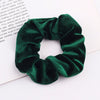 Handmade Velvet Bow Scrunchie Hair Tie With High Elasticity Fabric Hair Accessory For Women And Girls