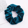 Handmade Velvet Bow Scrunchie Hair Tie With High Elasticity Fabric Hair Accessory For Women And Girls