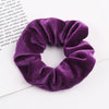 Handmade Velvet Bow Scrunchie Hair Tie With High Elasticity Fabric Hair Accessory For Women And Girls