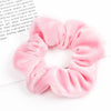 Handmade Velvet Bow Scrunchie Hair Tie With High Elasticity Fabric Hair Accessory For Women And Girls