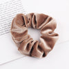 Handmade Velvet Bow Scrunchie Hair Tie With High Elasticity Fabric Hair Accessory For Women And Girls