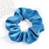 Handmade Velvet Bow Scrunchie Hair Tie With High Elasticity Fabric Hair Accessory For Women And Girls