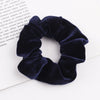 Handmade Velvet Bow Scrunchie Hair Tie With High Elasticity Fabric Hair Accessory For Women And Girls